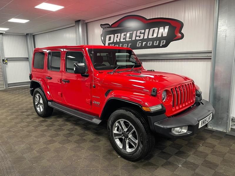Used Jeep Wrangler Sahara 2019 Red SUV