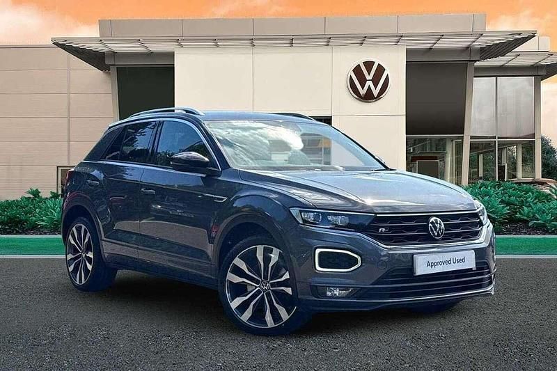 Grey Used 2021 VW T-Roc R-line SUV | £18,992 (Fair price) - Image 1/4