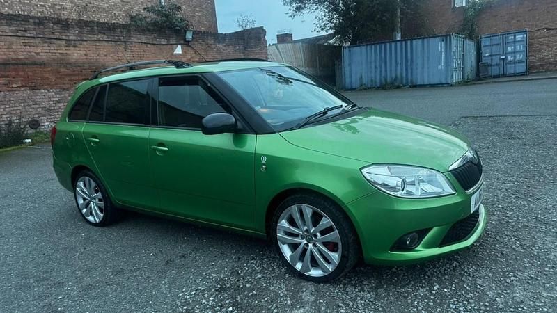 Used Skoda Fabia vRS 180 HP (132 kW) 2011 Green Hatchback