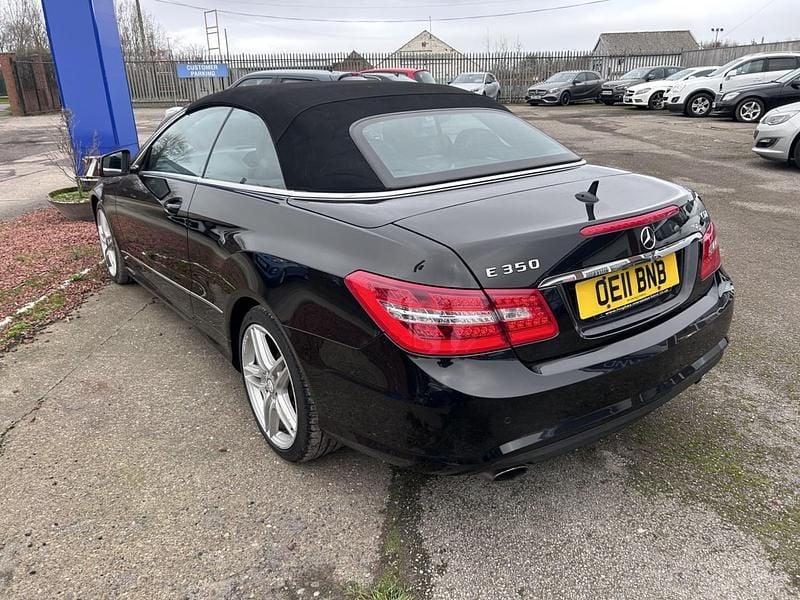 Used Mercedes E350 2011 Black Cabriolet
