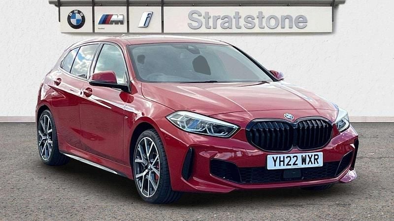 Red Used 2022 BMW 128 Shadowline | £23,799 (Fair price) - Image 1/3