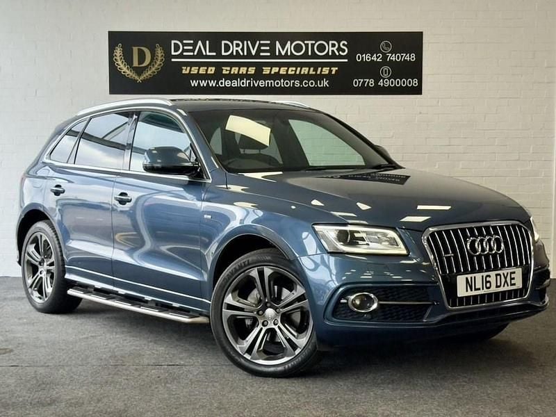 Blue Used 2016 Audi Q5 S-line plus SUV | £15,490 (Fair price) - Image 1/4