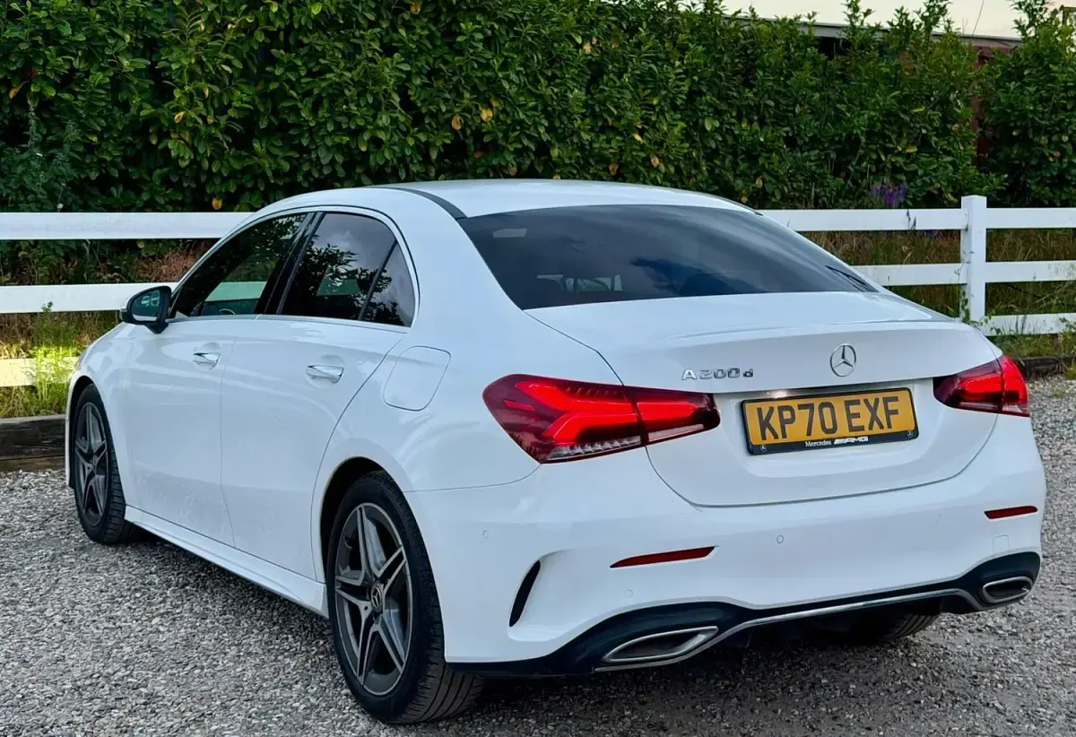 Used Mercedes A200 AMG Line Premium 150 HP (110 kW) 2020 White Sedan