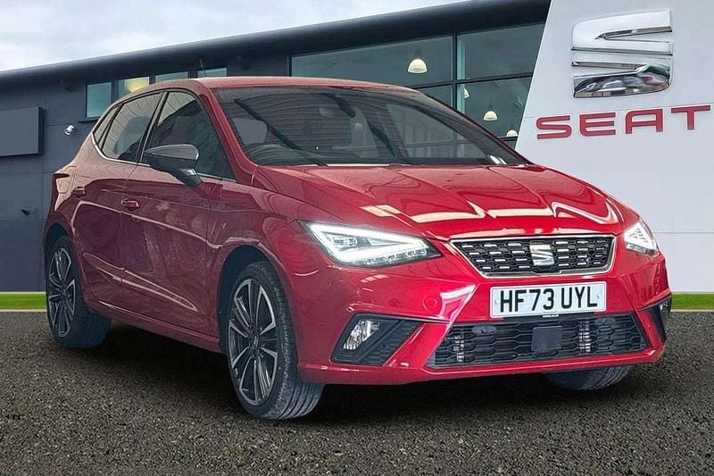 Red Used 2023 Seat Ibiza XCELLENCE Lux Hatchback | £16,295 (Fair price) - Image 1/4