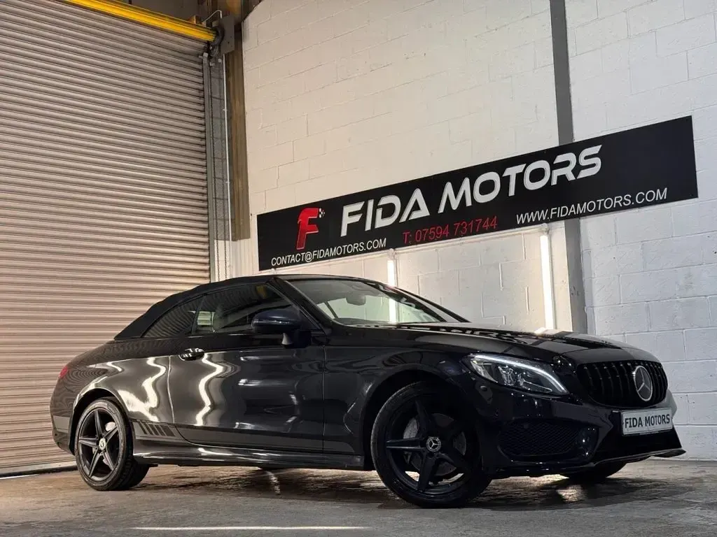 Used Mercedes C220 Premium Plus 2018 Black Cabriolet