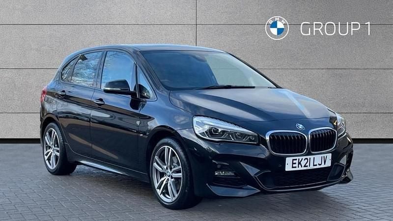 Black Used 2021 BMW 216 Active Tourer M Sport MPV | £12,930 (Fair price) - Image 1/3