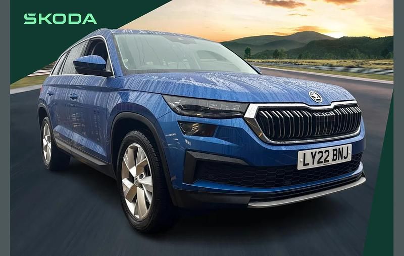 Used Skoda Kodiaq SE L 150 HP (110 kW) 2022 Blue SUV