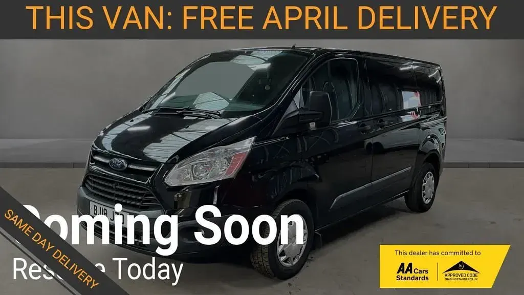 Używany Ford Transit Custom Trend 130 KM (95 kW) 2018 Czarny Van