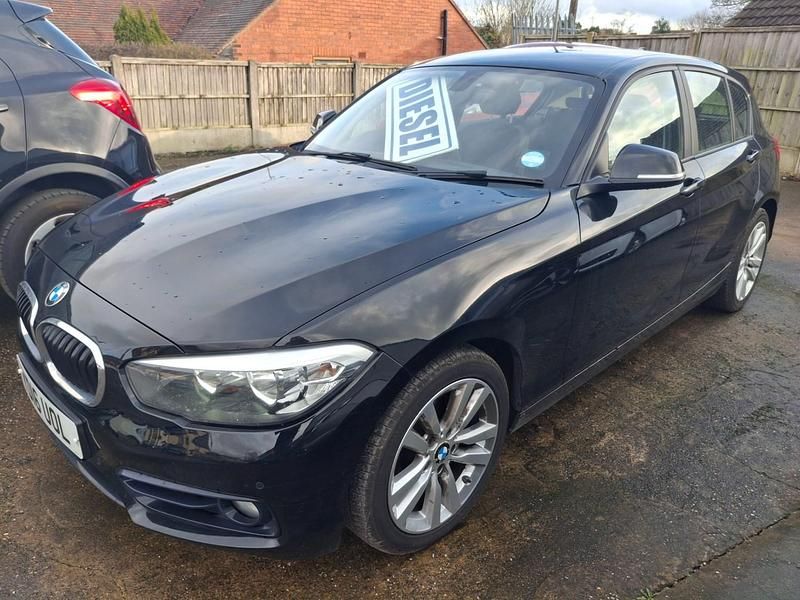 Used BMW 120 Sport Line 2016 Black Hatchback