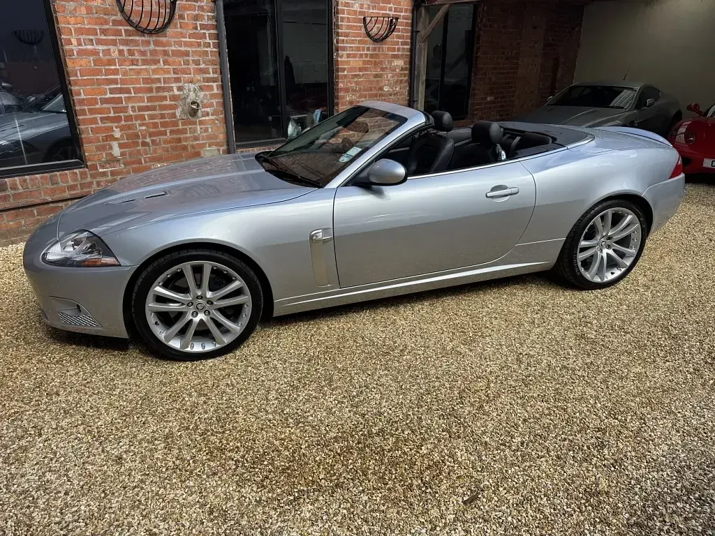 Used Jaguar XKR Supercharged 420 HP (308 kW) 2007 Silver Cabriolet