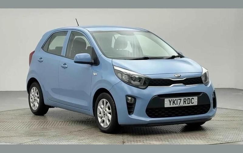 Used Kia Picanto 83 HP (61 kW) 2017 Blue Hatchback