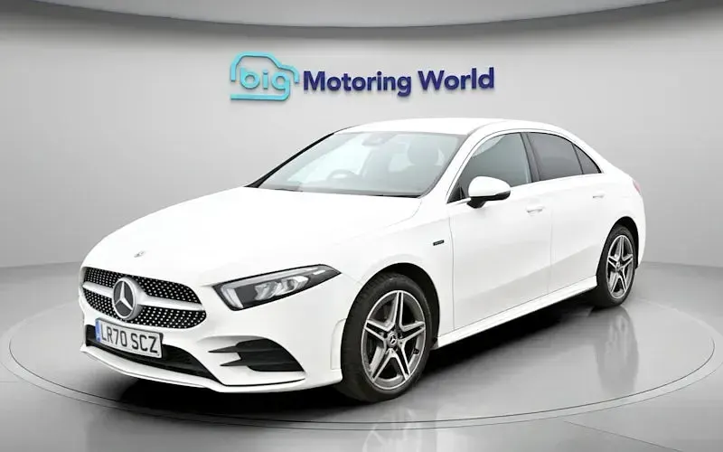Used Mercedes A250 AMG line 259 HP (190 kW) 2020 White Sedan