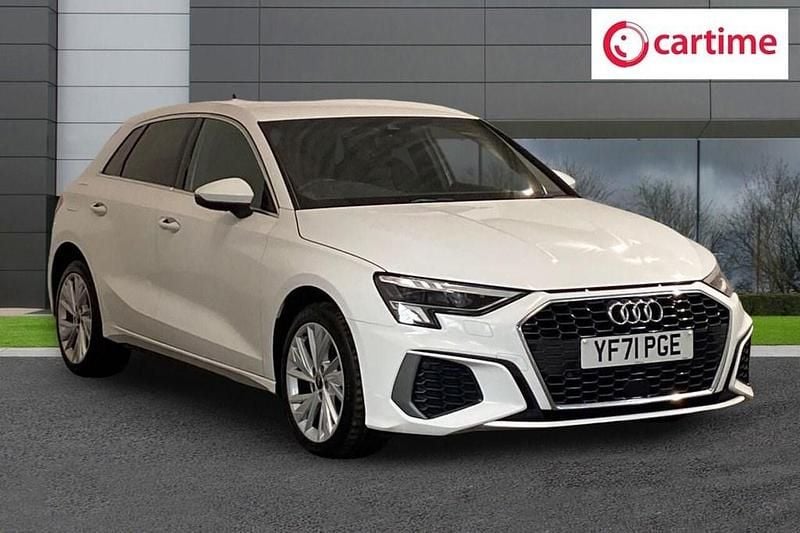 Used Audi A3 Sportback e-tron S-Line 2022 White Hatchback