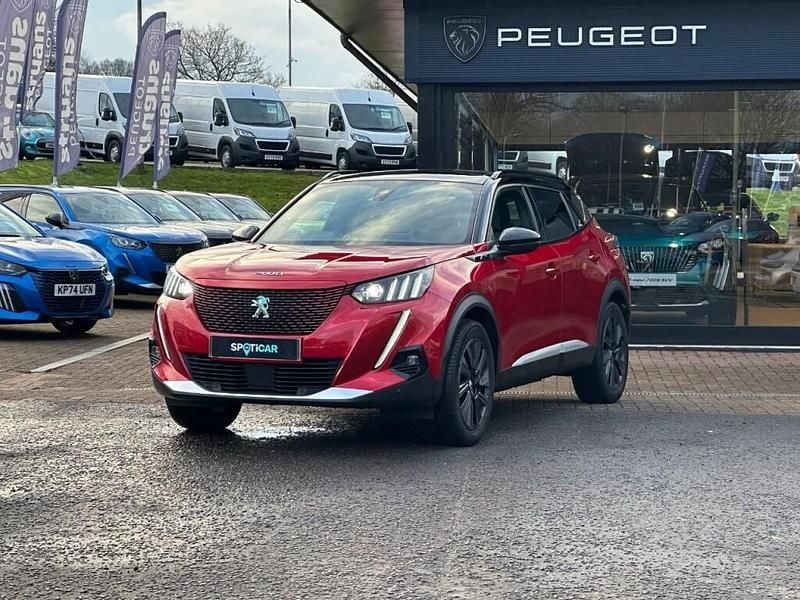 Used Peugeot e-2008 Premium 100 kW (136 HP) 2021 Red SUV
