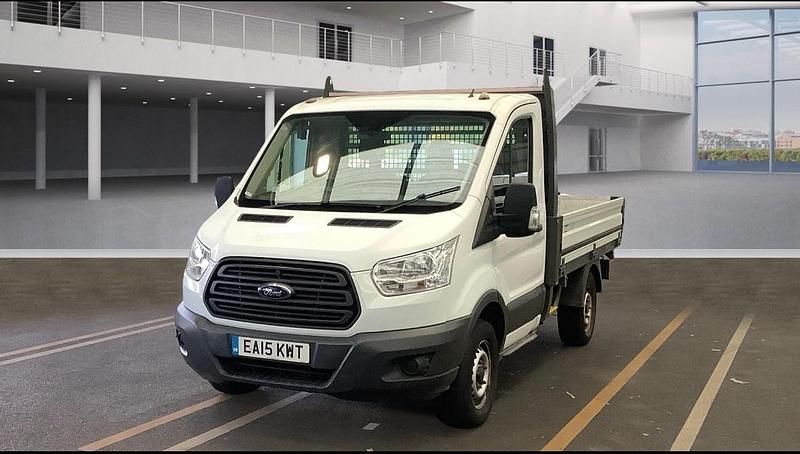 Used Ford Transit 100 HP (73 kW) 2015 White Cabriolet