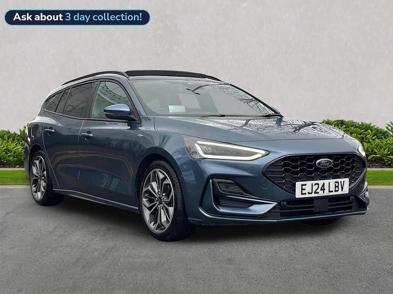 Used Ford Focus ST-Line X 155 HP (114 kW) 2024 Blue Estate