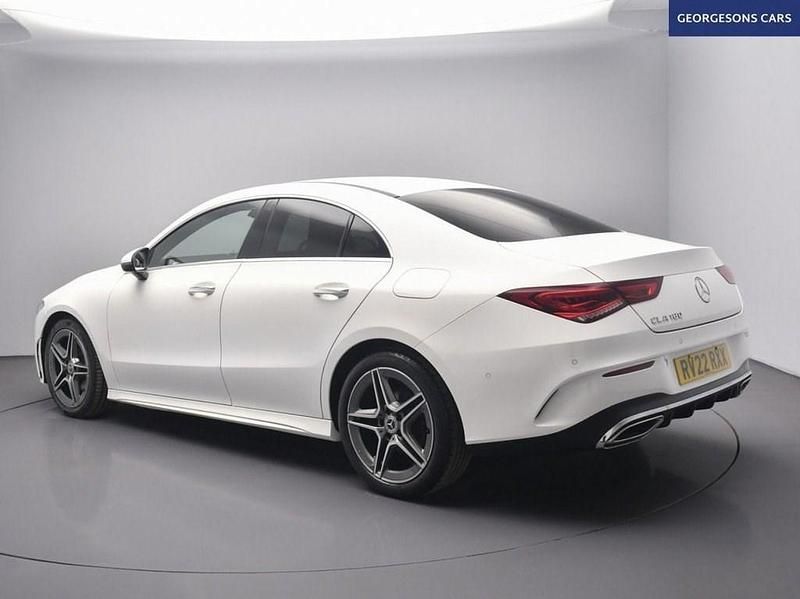 Used Mercedes CLA180 AMG line 136 HP (100 kW) 2022 White Sedan