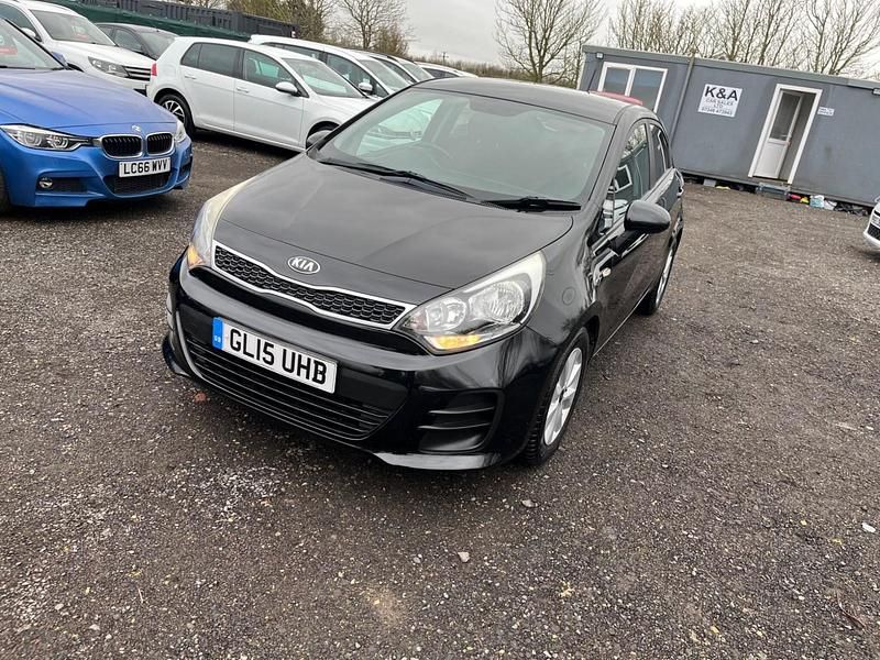Used Kia Rio 2015 Black Hatchback