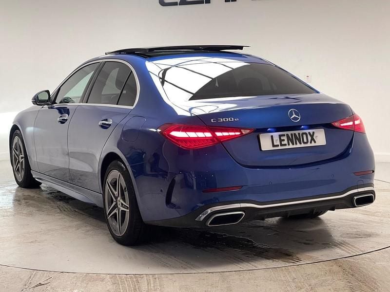 Used Mercedes C300e AMG line 2023 Blue Sedan