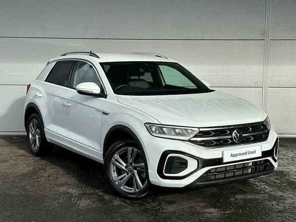 Used VW T-Roc R-line 150 HP (110 kW) 2024 White SUV