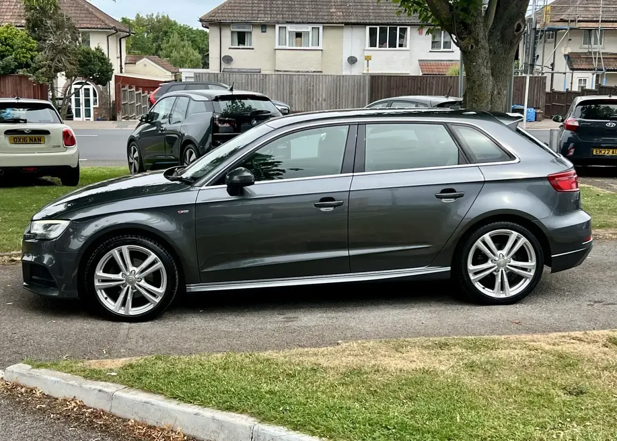 Used Audi A3 S-Line 150 HP (110 kW) 2018 Grey Sedan