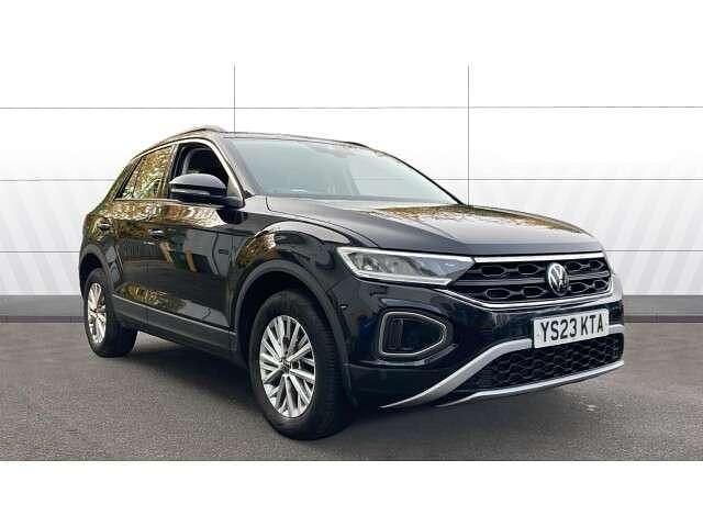 Black Used 2023 VW T-Roc Life SUV | £17,495 (Good price) - Image 1/4