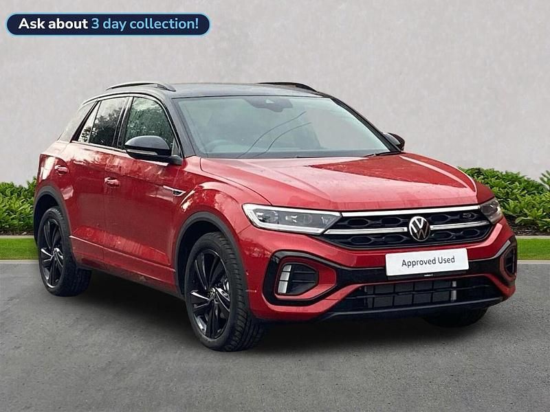 White New 2025 VW T-Roc Black Edition SUV | £30,061 (Super price) - Image 1/4