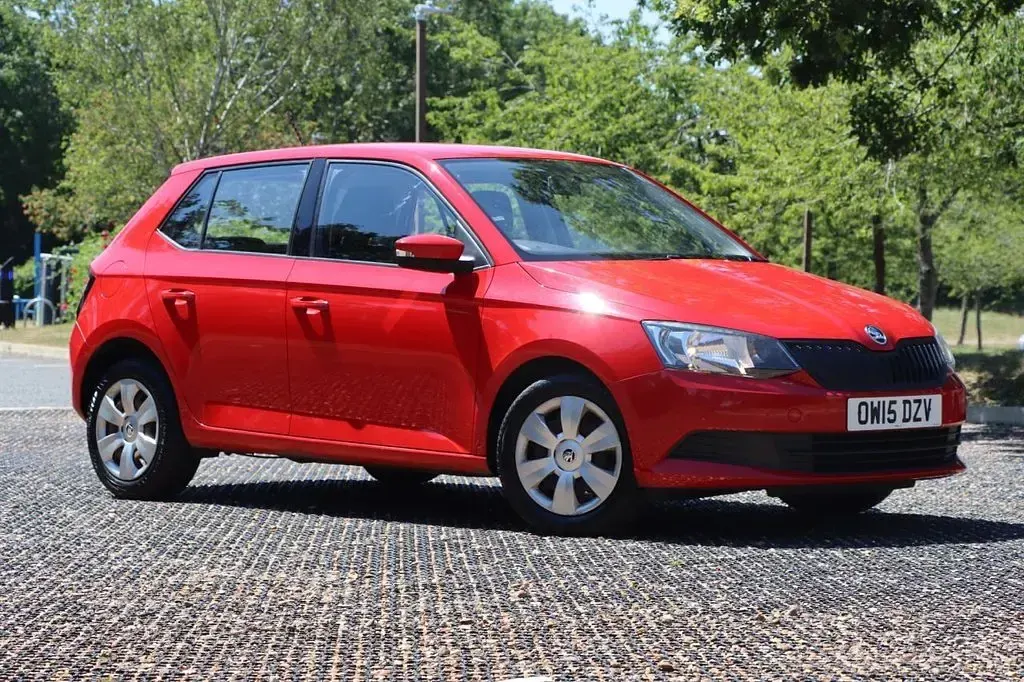 Used Skoda Fabia 2015 Red Hatchback