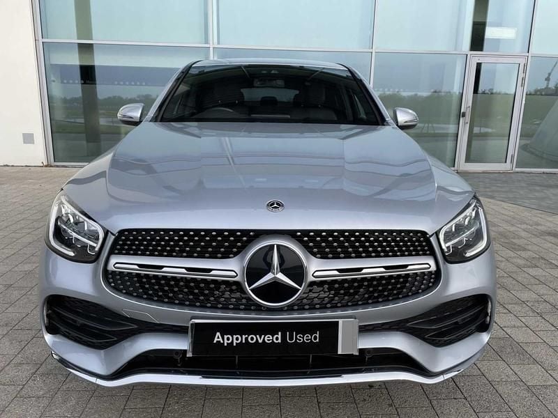 Used Mercedes GLC300e AMG line 2023 Silver Coupe