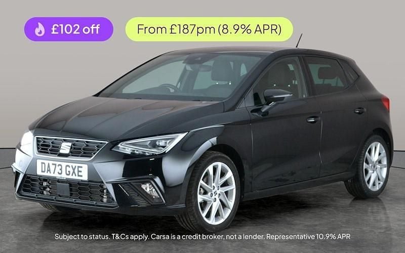 Black Used 2023 Seat Ibiza FR Hatchback | £14,680 (Good price) - Image 1/3