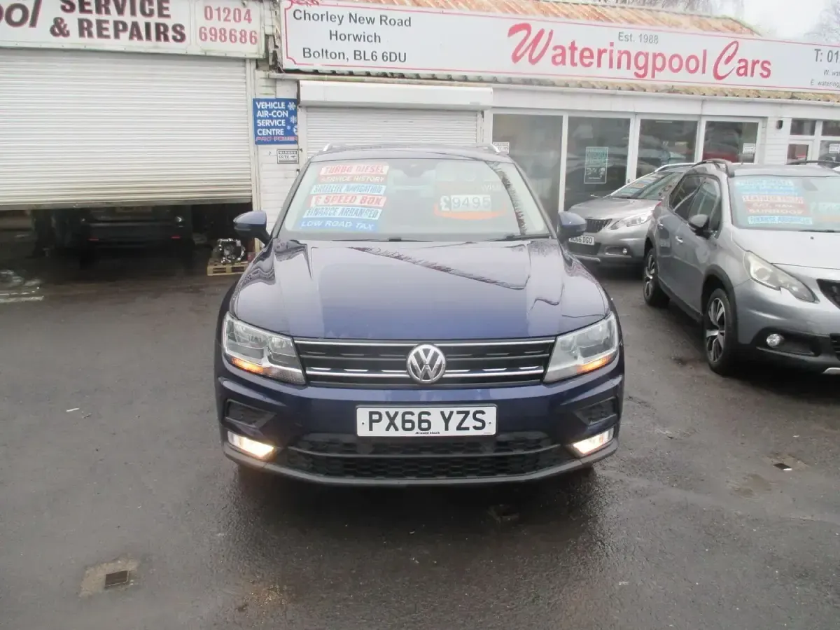Używany VW Tiguan SE 150 KM (110 kW) 2016 Niebieski SUV