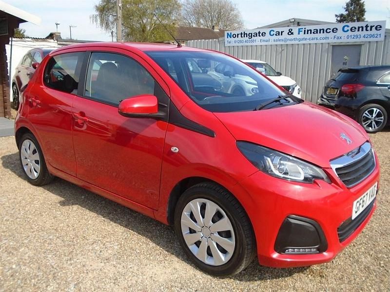 Red Used 2017 Peugeot 108 Active Hatchback | £5,495 (Fair price) - Image 1/4