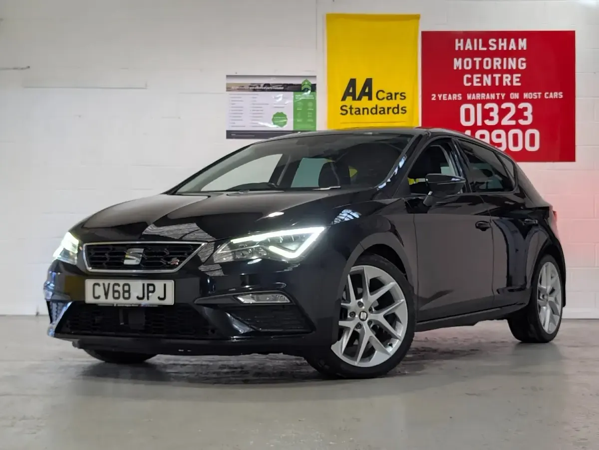 Used Seat Leon FR 150 HP (110 kW) 2018 Black Hatchback
