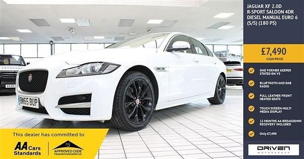 White Used 2016 Jaguar XF R-Sport Sedan | £7,490 (A bit pricey) - Image 1/2
