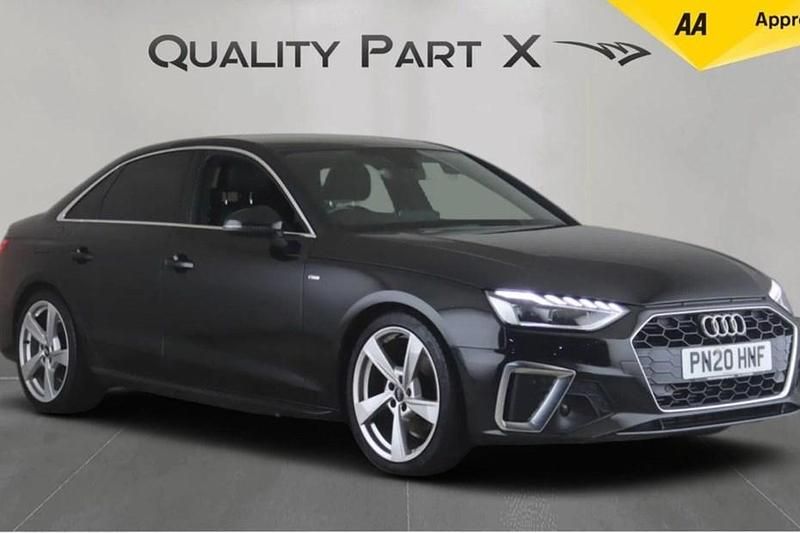 Black Used 2020 Audi A4 S-Line Sedan | £17,991 (Fair price) - Image 1/1