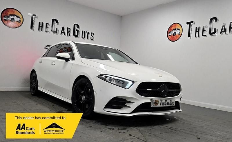 Used Mercedes A180 AMG Line Premium 116 HP (85 kW) 2019 White Hatchback
