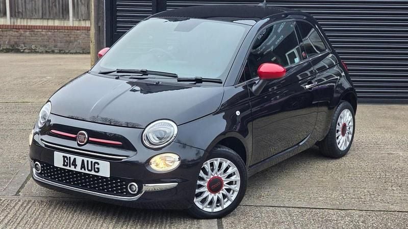 Used Fiat 500 Red 2022 Black Hatchback