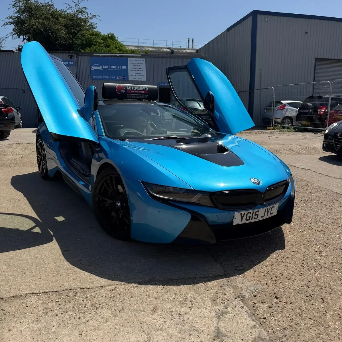 Used BMW i8 Impressive 362 HP (266 kW) 2015 Blue Coupe