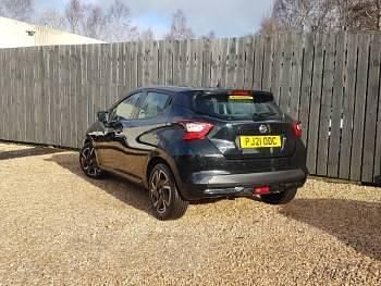 Used Nissan Micra Acenta 92 HP (67 kW) 2021 Black Hatchback