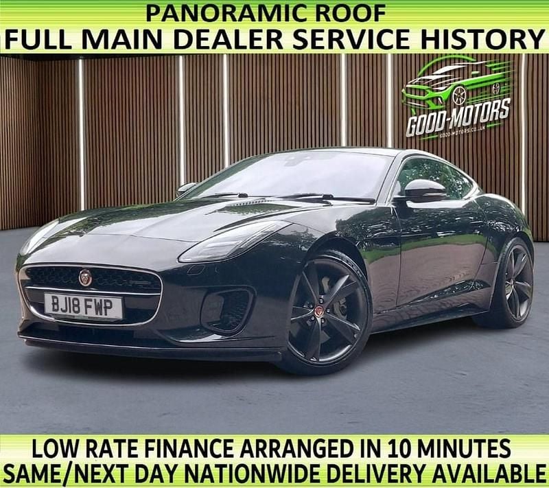 Black Used 2018 Jaguar F-Type R-Dynamic Coupe | £20,111 (Super price) - Image 1/4