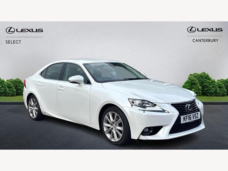 White Used 2016 Lexus IS300h Sedan | £12,500 (Fair price) - Image 1/3