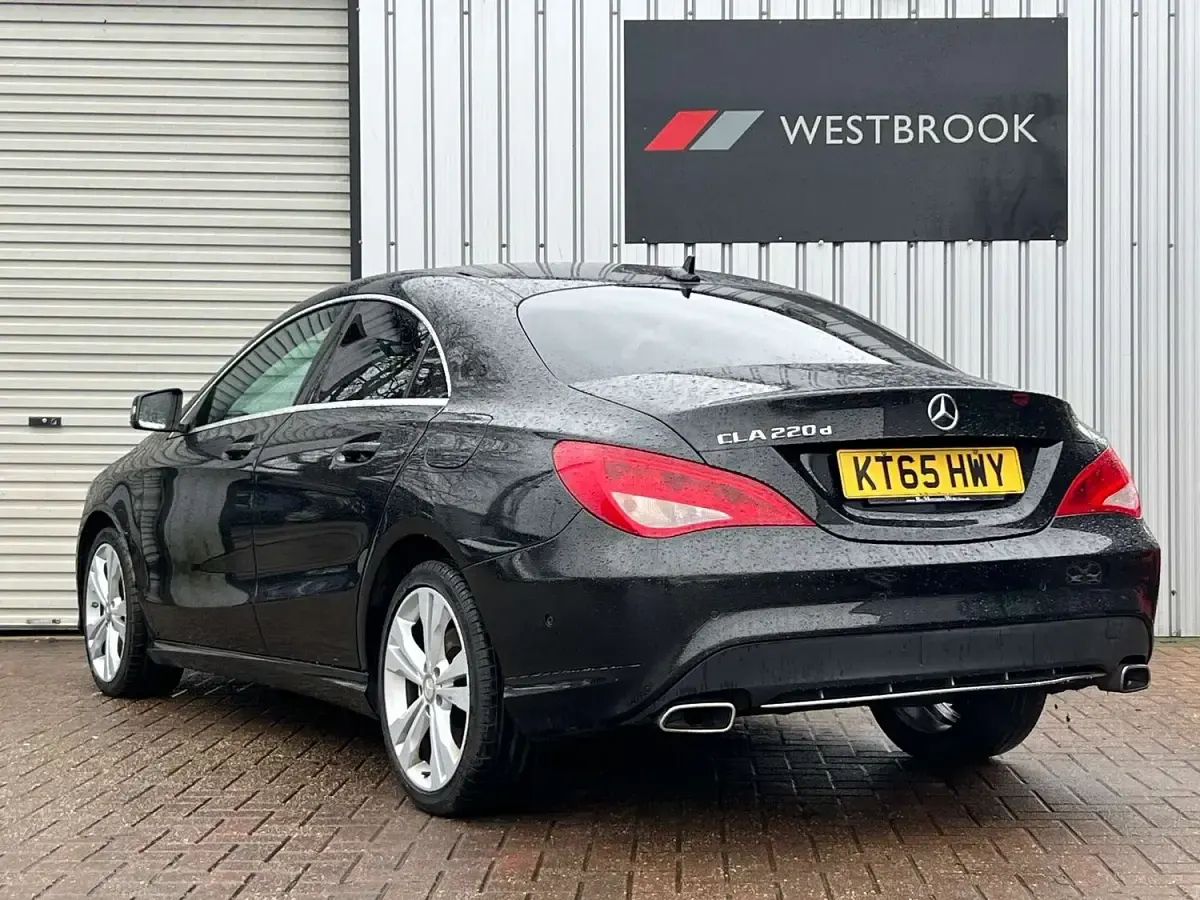 Used Mercedes CLA220 2016 Black Sedan