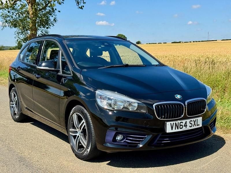 Black Used 2014 BMW 218 Sport Line Hatchback | £9,450 (Fair price) - Image 1/3