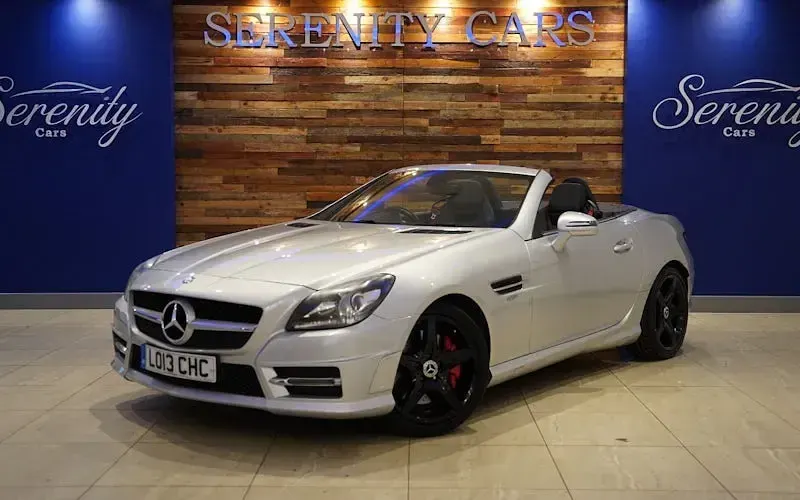 Used Mercedes SLK200 AMG 184 HP (135 kW) 2013 Silver Cabriolet