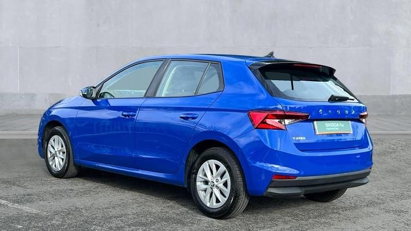 Used Skoda Fabia Comfort 110 HP (80 kW) 2024 Blue Hatchback
