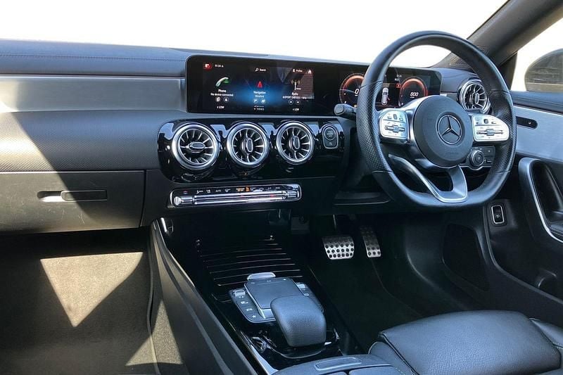 Used Mercedes CLA180 AMG Line Premium 136 HP (100 kW) 2021 Black Sedan