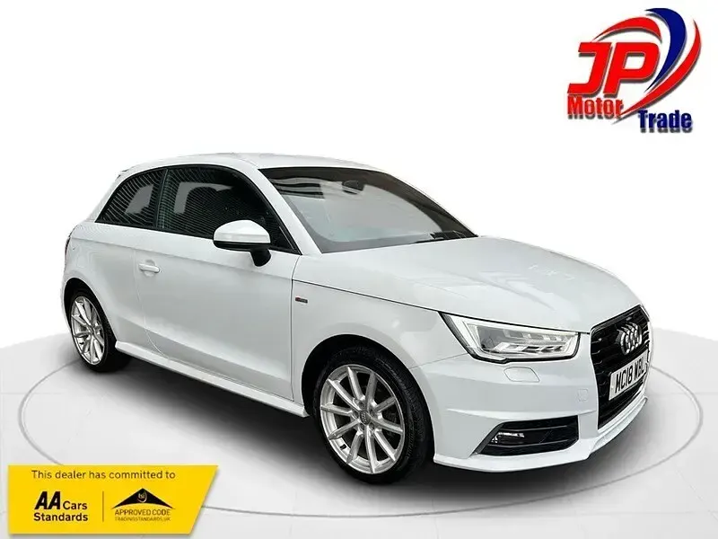 Used Audi A1 S-Line 95 HP (69 kW) 2018 White Hatchback
