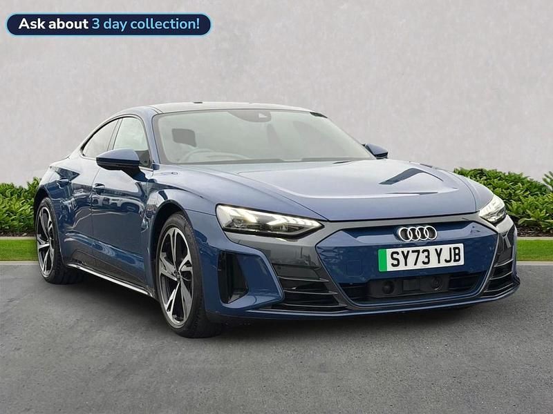 Blue Used 2023 Audi e-tron GT quattro Performance Sedan | £43,526 (Good price) - Image 1/2