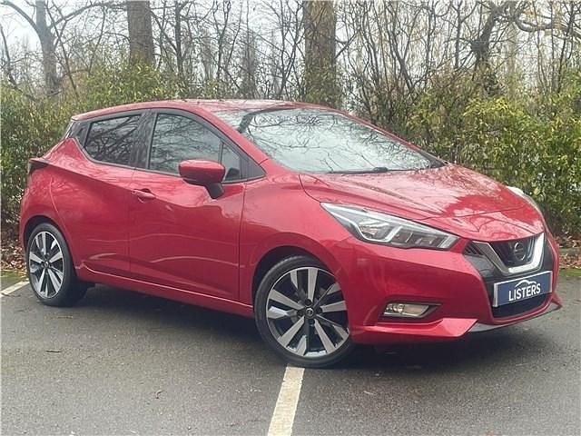 Red Used 2019 Nissan Micra Tekna Hatchback | £7,850 (Good price) - Image 1/4
