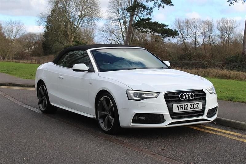 White Used 2012 Audi A5 Cabriolet S-Line Cabriolet | £6,495 (Fair price) - Image 1/4